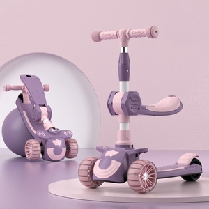 Nhà Máy Bán Buôn Giá Đá Xe Tay Ga Cho Trẻ Em/Âm Nhạc Chân Xe Tay Ga Cho Trẻ Em/Kid Xe Tay Ga 2 Trong <span class=keywords><strong>1</strong></span> - Product Image 6