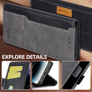 เคสโทรศัพท์มือถือหนังกระเป๋าเงินแบบฝาพับแม่เหล็กแฟชั่นสำหรับ <span class=keywords><strong>iPhone</strong></span> 17 16E 11 PRO MAX x <span class=keywords><strong>XS</strong></span> MAX 6 7 8ปกหนังสือสำหรับ <span class=keywords><strong>iPhone</strong></span> 17 - Product Image 3