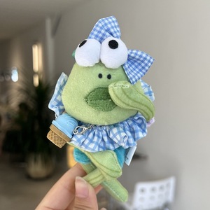 Lindo Colgante de Peluche de Pikachu, Personajes de la Ciudad, Pescador de Tiempo Parcial, Bolsa de Pescado Tejida de Lana, Accesorio de Peluche, Regalo para Niña, Regalo de Año Nuevo - Product Image 3