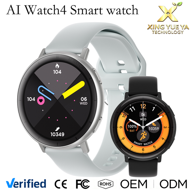 New AI Watch 4 ChatGPT Smart Watch 1.32 inch AMOLED Screen WhatsApp Telegram Message Reply BT 5.4 Calling NFC Wireless Charging