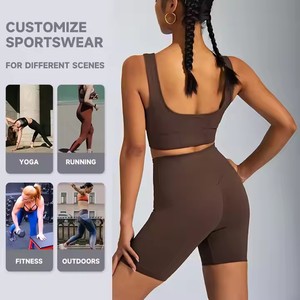 Pantaloncini da corsa elastici a vita alta da <span class=keywords><strong>donna</strong></span> Luckpanther pantaloncini da allenamento <span class=keywords><strong>sportivi</strong></span> elasticizzati pantaloncini da ginnastica ad asciugatura rapida e atletica senza cuciture - Product Image 3