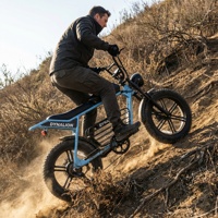 Vélo électrique tout-terrain robuste avec pneus larges, alternative au quad électrique, avec batterie 48V, Scrambler Ebike pour terrains accidentés en extérieur