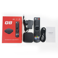 Decodificador de TV Android 11 4K Personalizado de Fábrica Xs97 Zpro Quad Core Amlogic S905y4 con para 5.2