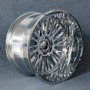 ล้ออัลลอยด์ขนาดใหญ่ 22-26 นิ้ว สำหรับรถออฟโรด 4x4 ผลิตด้วยวิธี Spin-formed สำหรับรถกระบะ Ford F-150 และ Tacoma, 6x135 ชุบโครเมียม - Product Image 3