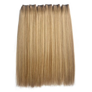 Extensions 100% vierges, double trame, Genius Weft, pour un mélange naturel et sans couture, ajoutant de la longueur, du volume, durables et flexibles - Product Image 2