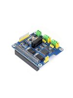 Waveshare papan ekspansi Raspberry Pi 5 dengan 2 CAN bus antarmuka yang dapat ditumpuk untuk mendukung topi + dengan tegangan lebar terisolasi