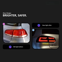 Convient pour Volkswagen Golf 6 2009-2012, clignotants LED, feux de freinage, signal dynamique, DRL, accessoires automobiles