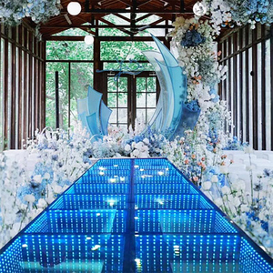 2025ฟลอร์เต้นรำดิสโก้กระจกโปร่งใสมีไฟ - Product Image 3