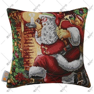Christmas Heated Pillow Square Cotton Embroidery Design <b>For</b> Camping Outdoor Use - Product Image 1