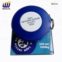 WANJIA Instrument vétérinaire ruban à mesurer le poids corporel des bovins, des chèvres et des porcs ruban à mesurer le poids des animaux pour la vache