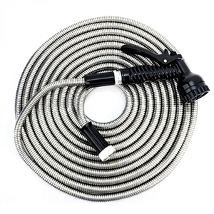 Conector Flexible de Acero Inoxidable de Alta Presión de 100 pies con Boquilla ABS para Riego, Económico - Product Image 3