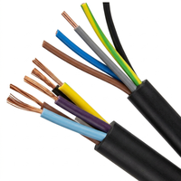 Kabel RVV Konduktor Tembaga Padat Fleksibel dengan Selubung Isolasi PVC Tahan Lama untuk Penyambungan Listrik Dalam Ruangan Bangunan