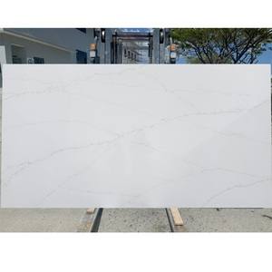 แผ่นไม้วีเนียร์หินควอทซ์แผ่นครัวที่หรูหราในร่มเคาน์เตอร์โต๊ะในครัวโต๊ะเครื่องแป้งแผ่นควอตซ์ขายส่ง - Product Image 2