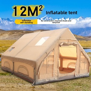 Carpa Inflable de 12 m², Tela Oxford 420D, Doble Capa, Resistente a las Heladas, Doble Uso, para Todas las Estaciones, Impermeable, Portátil, para Campamento al Aire Libre - Product Image 2