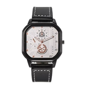 2023 Non-mechanical <b>Men's</b> <b>Casual</b> Fashion <b>Watches</b> Wholesale Cross-border Quartz square <b>Watches</b> - Product Image 1