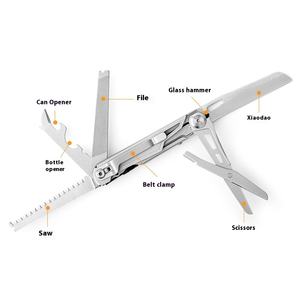 8-in-1多機能屋外折りたたみ式スイスアーミーナイフ家庭用緊急DIYグレード工場直送 - Product Image 4