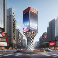 Structure de cadre en alliage d'aluminium durable pour panneau publicitaire extérieur personnalisé avec source lumineuse LED