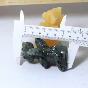 Sculpture en <span class=keywords><strong>cristal</strong></span> de dragon de calcite jaune naturelle sculptée à la main Offres Spéciales pour cadeau modèle décoratif pour la collection de cristaux - Product Image 4