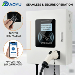 เครื่องชาร์จไฟฟ้ากระแสตรงแบบติดผนัง 7kW 15kW 20kW 30kW 40kW  รองรับ CCS1 CCS2 GBT CHAdeMO OCPP พร้อมแอปพลิเคชันอัจฉริยะ สำหรับสำนักงาน - Product Image 5