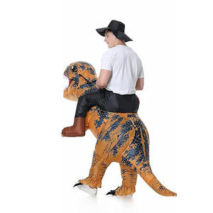 Costume de <span class=keywords><strong>dinosaure</strong></span> gonflable <span class=keywords><strong>T</strong></span>-<span class=keywords><strong>Rex</strong></span> pour jeu de rôle, mascotte de fête, avec souffleur, en polyester, unisexe, adulte, personnalisé, pour Halloween - Product Image 3
