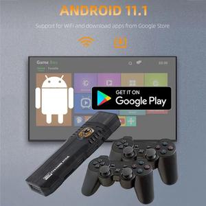 HiCyber X8 Game Stick 8K 64G Consolas de videojuegos retro Controlador inalámbrico dual HD-MI-compatible HD Mini TV Box para Android - Product Image 6