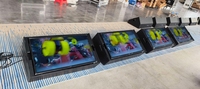 Moniteur de téléprompteur portable Topflashstar avec valise de transport à roulettes, écran de prompteur à installation rapide pour la location, les événements, les tournées et les spectacles en direct