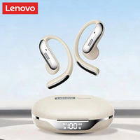 Écouteurs sportifs sans fil Lenovo AC100 TWS à crochet d'oreille, étanches, Bluetooth 6.0, basses Hi-Fi, longue autonomie