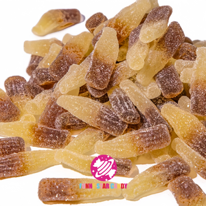 China Fábrica Cola Forma Caramelos Suaves Yummy Snacks Custom Sweets Soda Sabor Sugar Coated Mini Gummy - Product Image 3