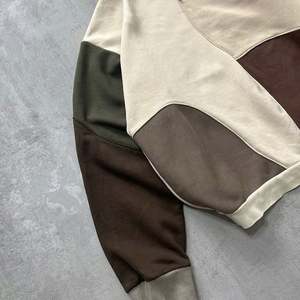 Sweat à capuche unisexe personnalisé à blocs de couleurs pour hommes Sweat à capuche patchwork - Product Image 2