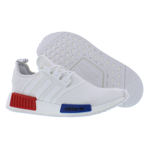 Chaussures Adidas NMD_R1 pour hommes Couleur : Blanc/Rouge/Bleu 100% authentiques - Product Image 5