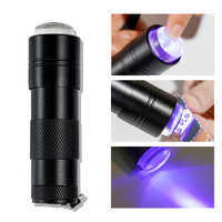 Mesin Pengering Kuku Portabel 12 LED Lampu UV LED Mini Alat Seni Kuku untuk Penggunaan di Rumah & Salon Pengeringan Cepat