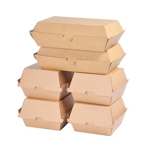 Boîte en carton ondulé pour hamburger, boîte pour <span class=keywords><strong>Big</strong></span> <span class=keywords><strong>MAC</strong></span>, boîte pour steak <span class=keywords><strong>de</strong></span> porc à l'ananas - Product Image 1