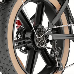 มอเตอร์ไซค์ไฟฟ้าแบตเตอรี่ลิเธียม1000W สำหรับเสือภูเขามอเตอร์เบรกแบบท่อถอดได้48V - Product Image 3