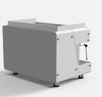 Machine à expresso semi-automatique italienne à double groupe Summit, en acier inoxydable, 9 bars de pression, 3500W, capacité de 11L, vente chaude