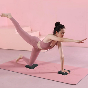 Ensemble de genouillères de <span class=keywords><strong>yoga</strong></span> professionnelles en TPE pour une stabilité accrue - Product Image 1