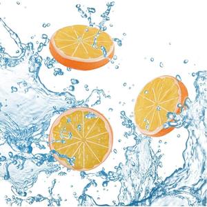 Tranches de citron artificielles en plastique de 5 cm pour la décoration de la maison - Product Image 3