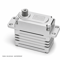 Servomoteur numérique étanche haute tension XQ-S9100D 110 kg, engrenage en acier inoxydable, boîtier en aluminium, 12 V, pour bras robotique