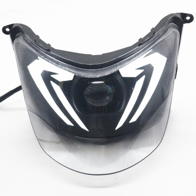 Off-road Motorcycle LED Headlight High/Low Beam Daytime Running Light Front Universal Fit High Quality 12-60V CT100 Retrofit