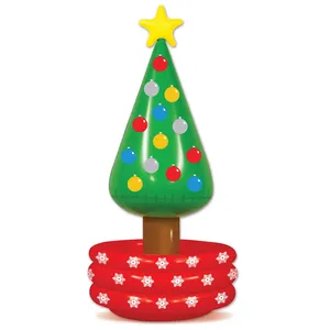 Enfriador de árbol de Navidad inflable de nuevo diseño, decoraciones para árboles de Navidad, enfriadores de bebidas, cubo de hielo inflable