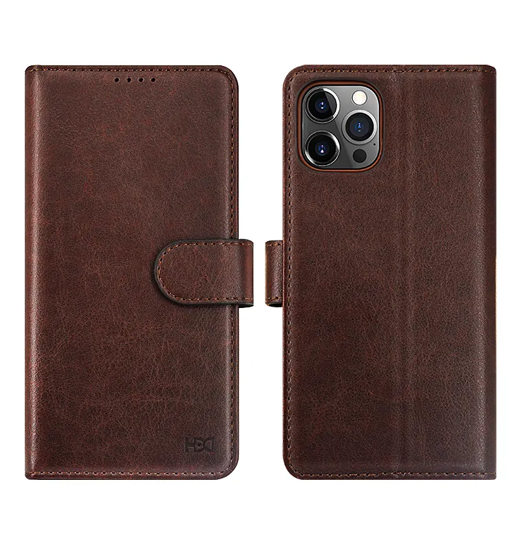 Leather Mobile Phone Bags Cases For iPhone 14 Flip Kickstand Back Cover Pouch For iPhone 13 12 11 Xs Max 7 8 Case Leather Cover