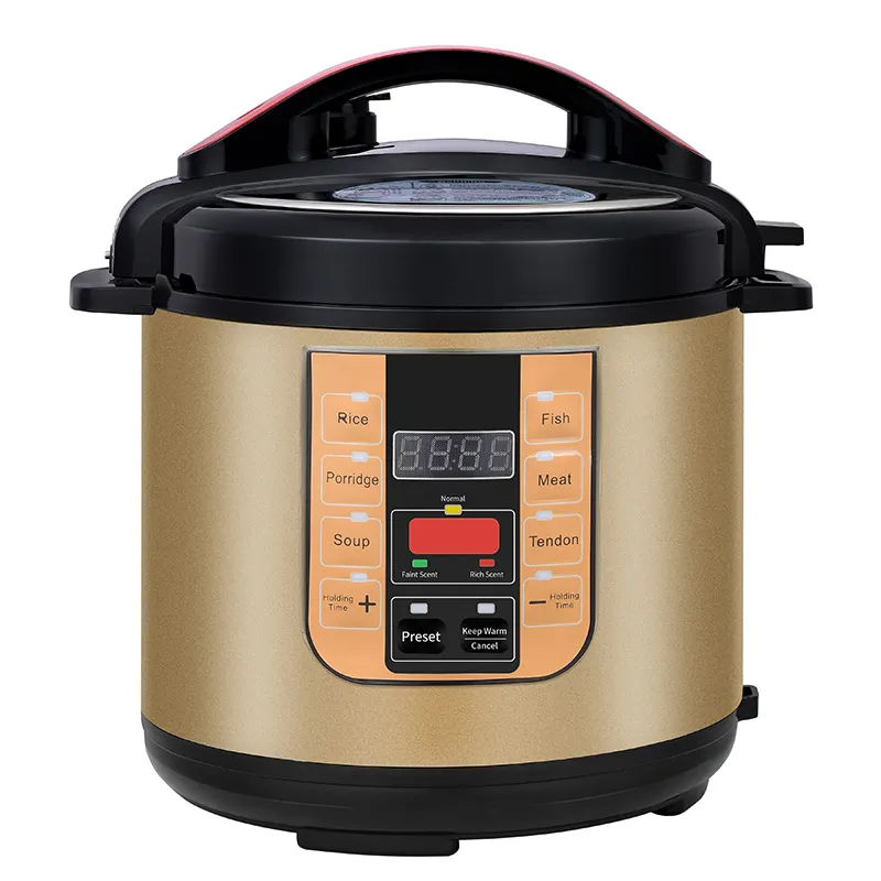 China Supplier High Quality 220 V / 50 Hz Rated Voltage Stainless Steel Large Pressure Rice Cooker For Selling