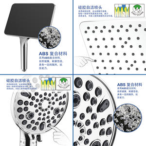 Stainless Steel Slide Bar Shower Set 10 Inch Hand Shower With 3 Spray Settings - Product Image 3