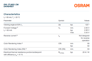 2026ประสิทธิภาพสูง SMT ไฟ LED ระหว่าง2835สีขาวนวล2700K 3.05V 60mA 0.2W 120deg Ra90รับประกัน3ปี - Product Image 5