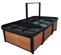 Fabriek Custom Fruit Plank Display Rack Groenteplank 1-2 Laag
