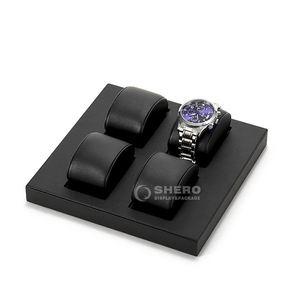 Affichage de montre de luxe haut de gamme Bracelet de montre noir vitrine support organisateur de stockage - Product Image 2