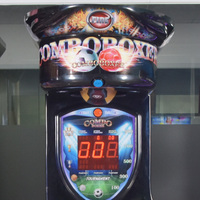 Machine d'arcade de boxe activée par la musique pour les lieux commerciaux