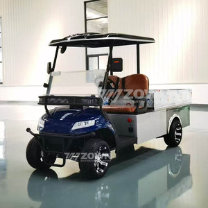 Voiturette de golf électrique personnalisée à 2 places avec moteur, batterie au lithium, mini camionnette tout-terrain pour usage hôtelier - Product Image 2