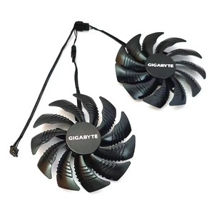 NOUVEAU 88MM 4PIN T129215SU PLD09210S12HH <span class=keywords><strong>RTX</strong></span> 2060 GPU Fan Pour Gigabyte <span class=keywords><strong>RTX</strong></span> 2060 GTX 1660 1070 1060 <span class=keywords><strong>1050</strong></span> Carte graphique ventilateur de refroidissement - Product Image 2