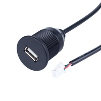 Câble d'entrée audio USB pour voiture 4 broches 6 broches PVC veste tresse compatible Android écran voiture lecteur DVD stéréo Radio accessoires