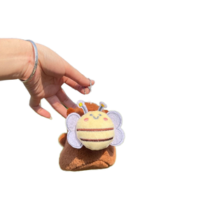 Llavero de Peluche de Capibara Abeja al por Mayor, Juguete de Peluche, Lindo Colgante para Bolsa, Juguetes de Peluche de Animales para <span class=keywords><strong>Niñas</strong></span>, de Personajes/<span class=keywords><strong>Dibujos</strong></span> Animados - Product Image 1